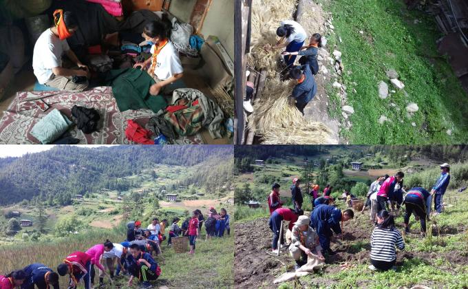 Spreading peace through community service