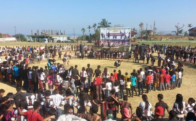SERVICE IN CHAPCHAR KUT FESTIVAL ,MIZORAM
