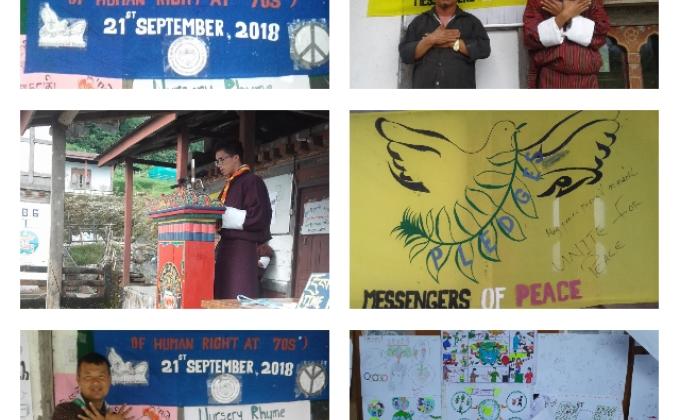 Celebration of International Peace Day