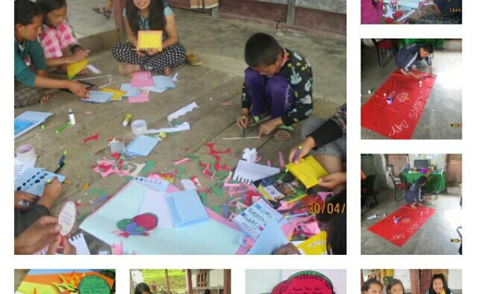 Preparation for Teachers day celebration 