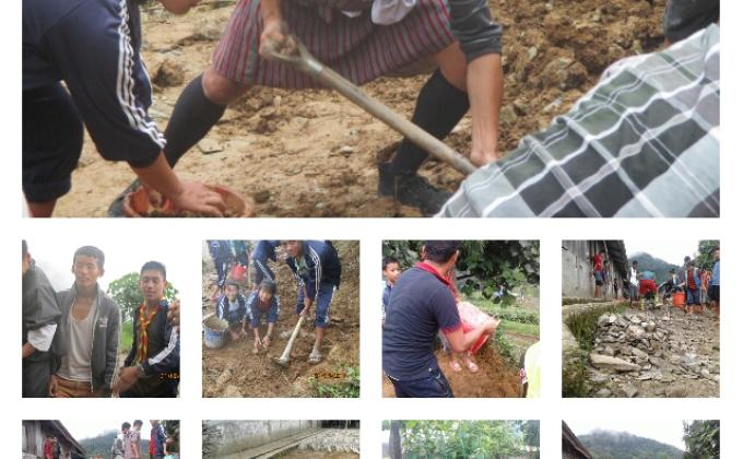 Scout provided helping hand in extension of Dinning Hall