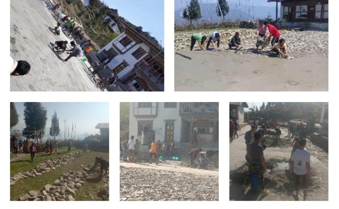 Flooring of School Assembly Ground 