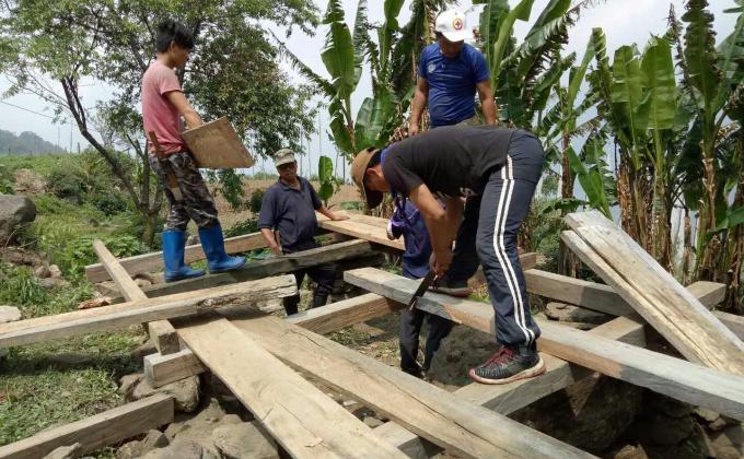 Construction of shelter for Beneficiary