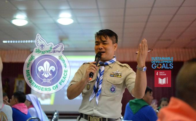 Volunteering to be a trainer for Messenger of Peace #3 Course