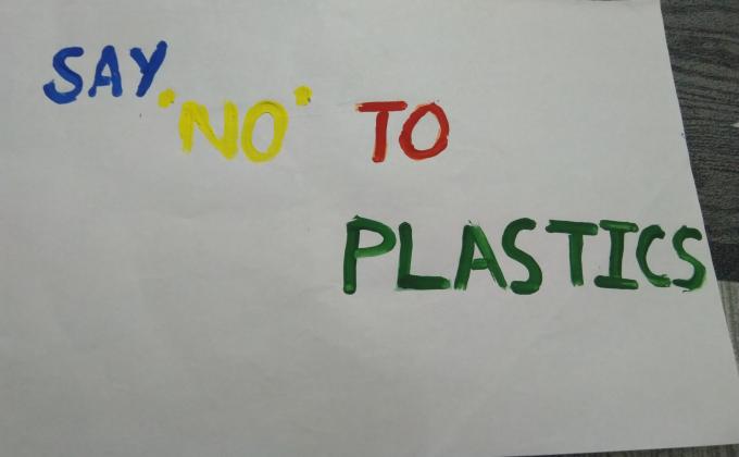 SAY "NO" TO PLASTICS