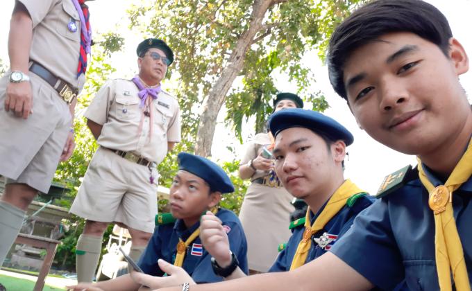 เข้าร่วมอบรมลูกเสือผู้นำสันติภาพ