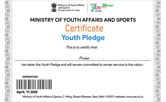 Youth Pledge 