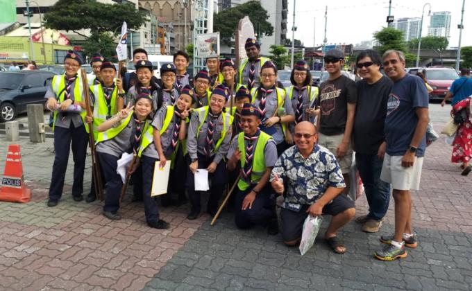 (2019 July) 8/16 km Hike for Usaha and Maju Badge