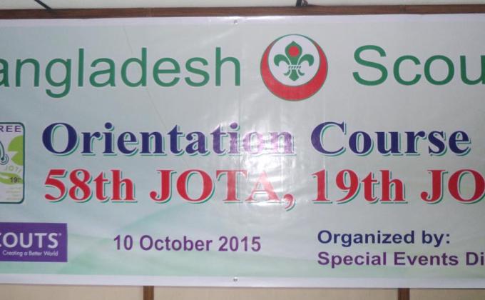 Orientation Course On 58 JOTA, 19th JOTI