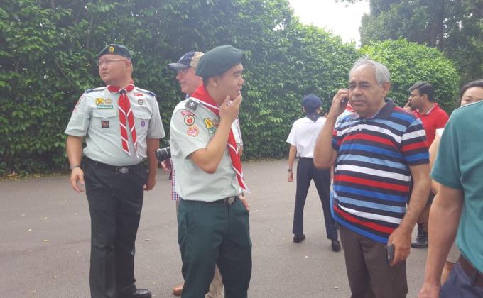 The President Team: Chief Scout Hositality Service Duty 