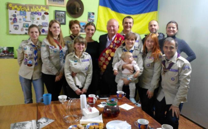 Зустріч лідерського активу СО "Скаути Дніпра" з Олімпійським чемпіоном і неодноразовим чемпіоном світу і Європи з важкої атлетики - Зайцевим Юрієм Костянтиновичем