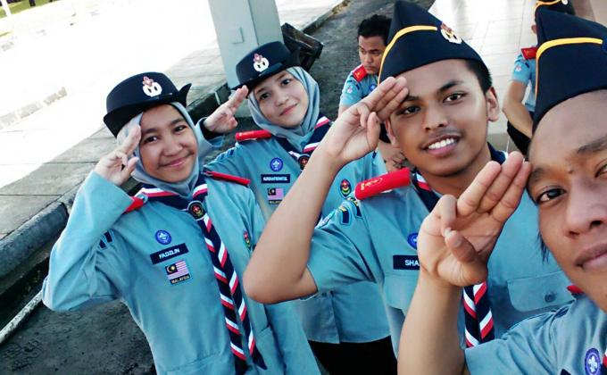 perbarisan hari pembukaan kokurikulum