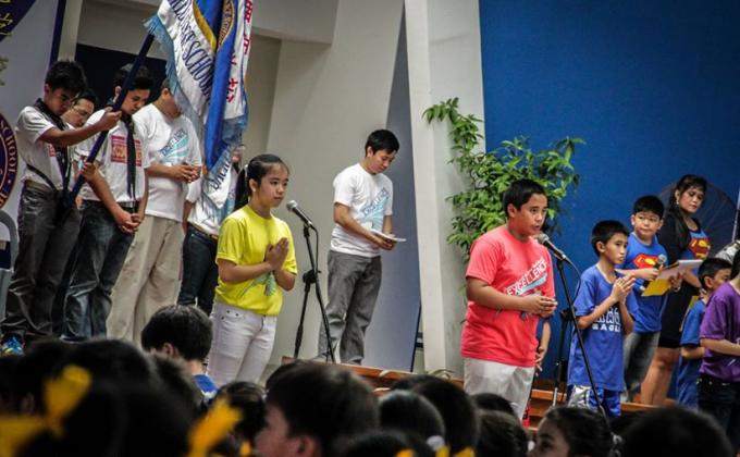 Grade School Opening of Intramurals 2013