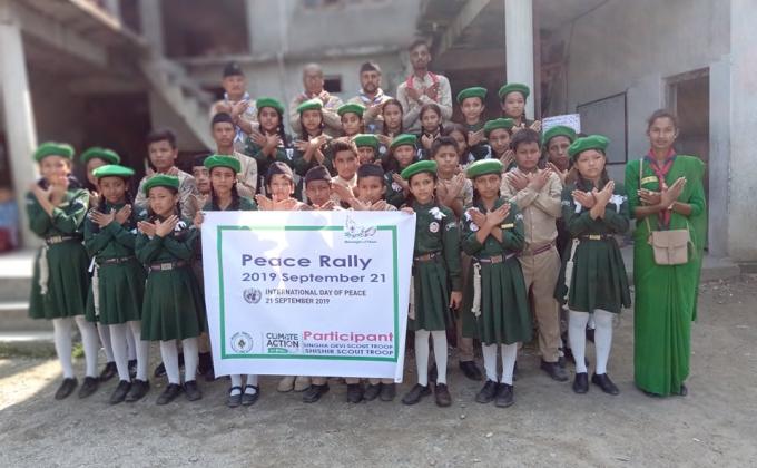 Peace Rally and Cleanliness camp