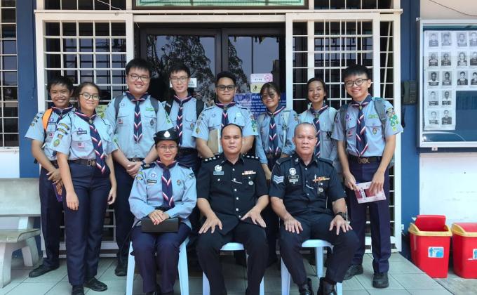 Lawatan ke Balai Polis Sekama, Kuching