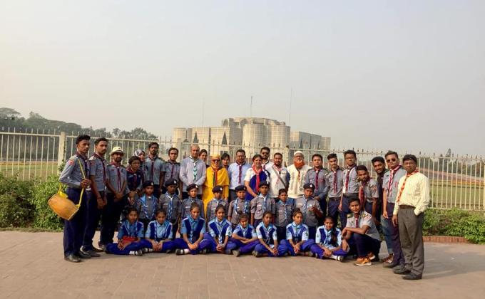 ভারত স্কাউটস এ্যাণ্ড গার্ল গাইড'(গুজরাট এবং মালদা) এর সাথে কিছু সময় 