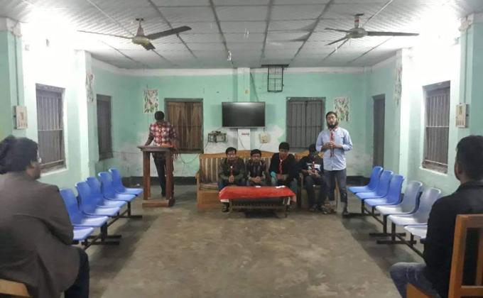 Squire Orientation  had been done in different residence Hall at Bangladesh Agricultural University 