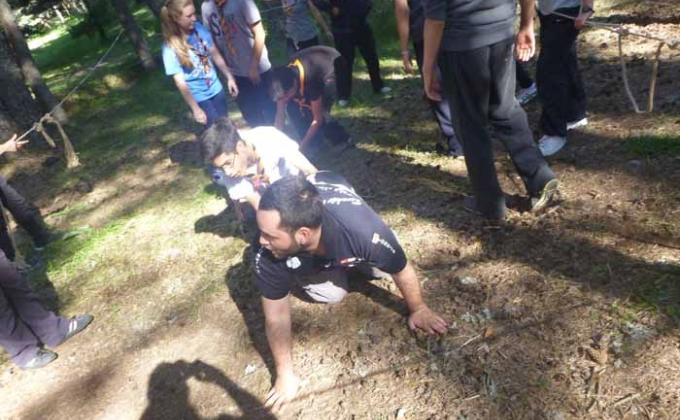 MAN SIZE LIVE TABLE FOOTBALL IS FUN  AND  IS A GOOD PEACE BUILDING ACTIVITY 