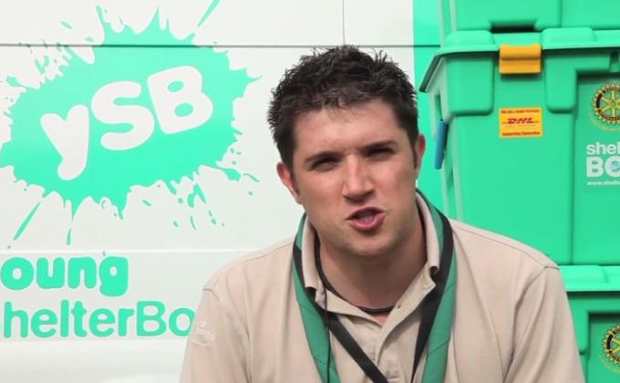 Shelter box and scouts unite