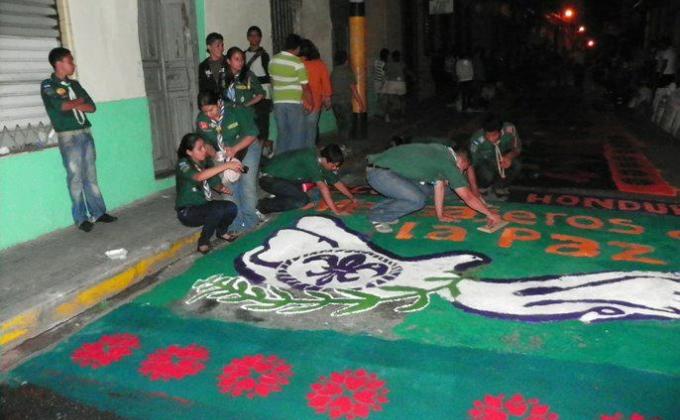 Mensajeros de la Paz en la Semana Santa de Honduras
