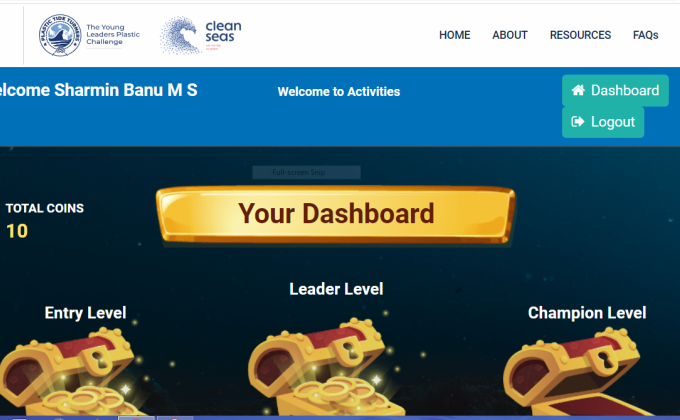 "PLASTIC TIDE TURNERS CHALLENGE" :[(B)Environment & Sustainability]
 : Project Sankalp : Challenge (2): Bharat Scouts and Guides District Association Udupi. Karnataka State, India.