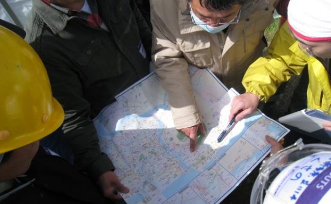 Para Pramuka Jepang membuat perbedaan dengan kesiapan mereka pada saat bencana alam