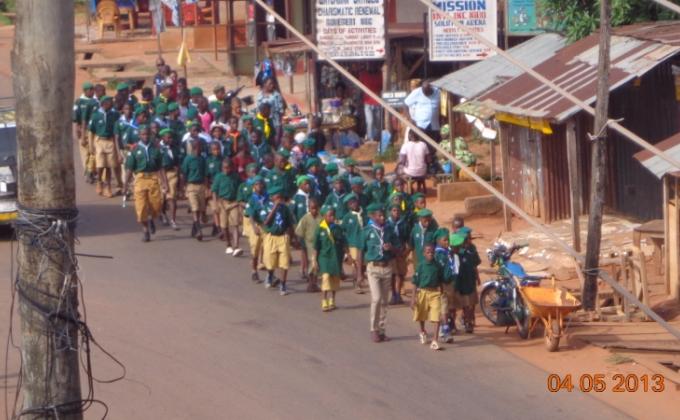 Anambra State Scouts Council performed Sanitation within Nibo Market