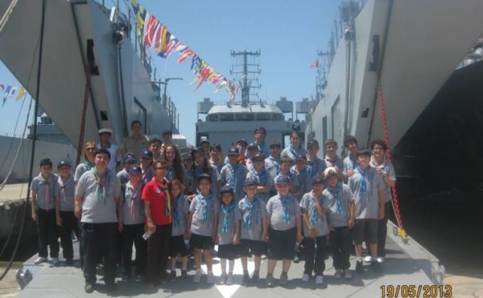 A meaningful visit by scouts 