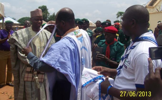 COMMISIONING  OF MESSENIGER OF PEACE  NASSRAWA STATE SCOUT COMMUNITY  CLINIC