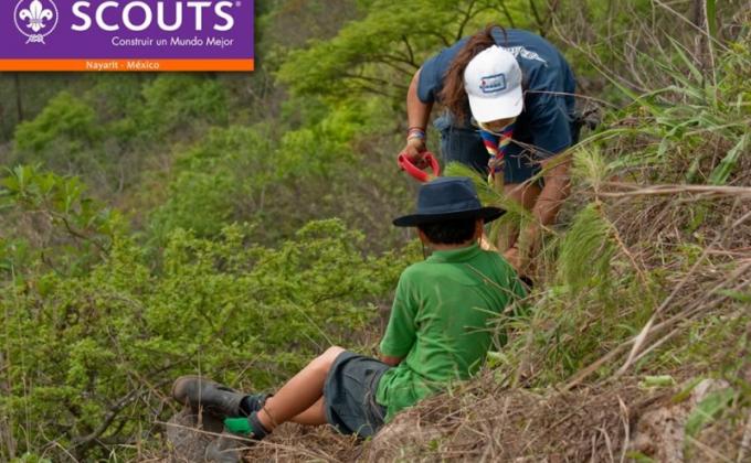 Servicio de los Scouts de Nayarit, en la inundaciones de Xalisco.