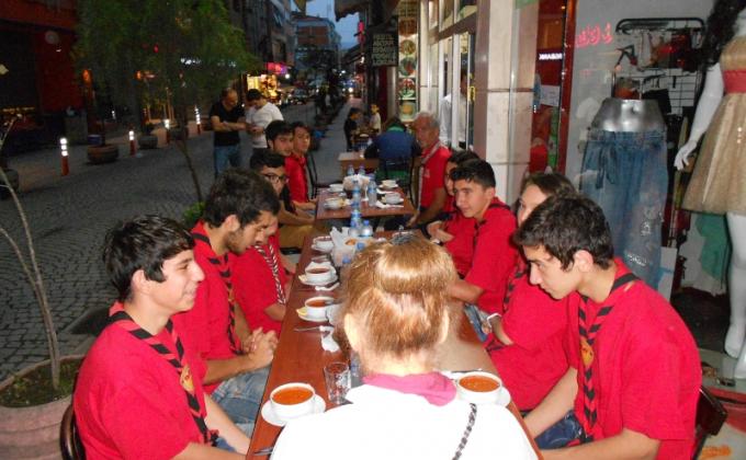 KNOCK THE DOOR AND SAY MERHABA HELP TO NEEDY FAMİLİES BY  SCOUTS OF GİRESUN LYCEUM