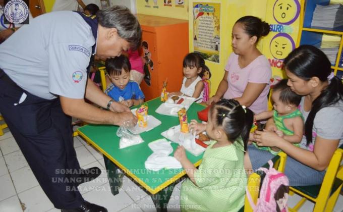 SOMAROCI 17 - COMMUNITY SERVICE: FOOD FEEDING PROJECT IN OUR COMMUNITY DAY CARE CENTER