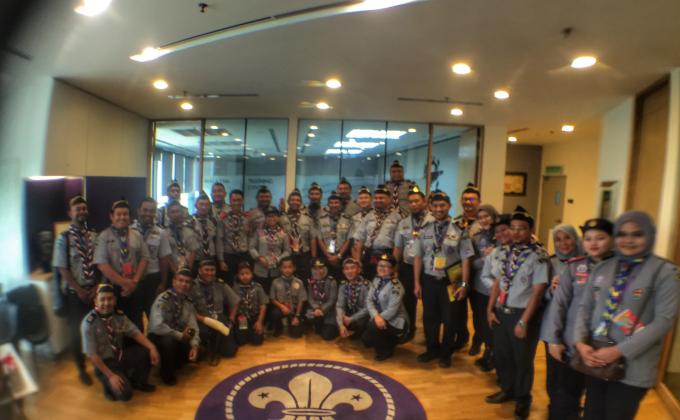Lawatan Ke Ibupejabat Pengakap Sedunia (WOSM) Brickfield, Kuala Lumpur
