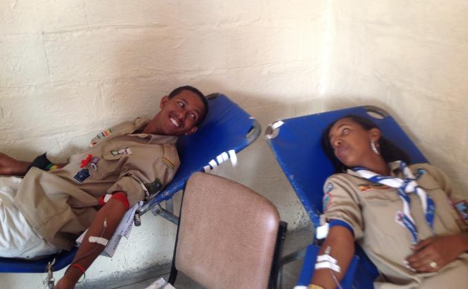 Founder's day blood drive by the ESA volunteers