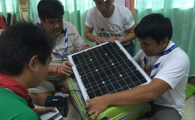 Solar training in collaboration with green peace philippines   