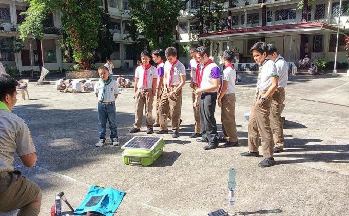 Scouts Go Solar Road Show by Brighton Venturers  Outfit 1012 