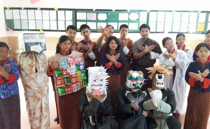 Celebrating world hand washing day..