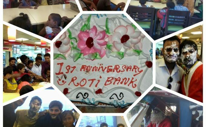 Smile Roti Bank celebrated its anniversary 