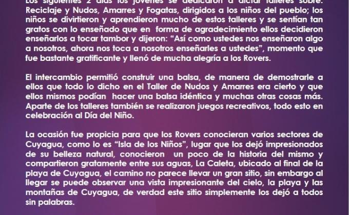 Ruta Rover Distrital Tuna Wey 2015