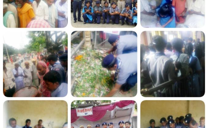 पावन सावन झूला मेला - अयोध्या में स्काउट / गाइड कर रहे सेवा।