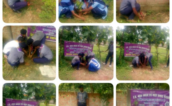 इण्डियन स्काउट / गाइड ग्रुप (स्वतंत्र) ने स्वतंत्रता दिवस पर किया वृक्षारोपण।
