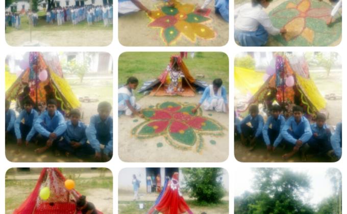 तम्बू निर्माण प्रतियोगिता।