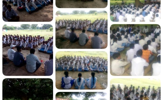 विश्व शांति दिवस के अवसर पर आयोजित हुई सर्व धर्म प्रार्थना सभा।