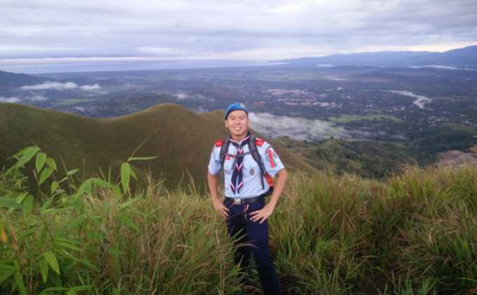 pemandangan gunung kinabalu dari bukit Bongol Kota Belud Sabah
