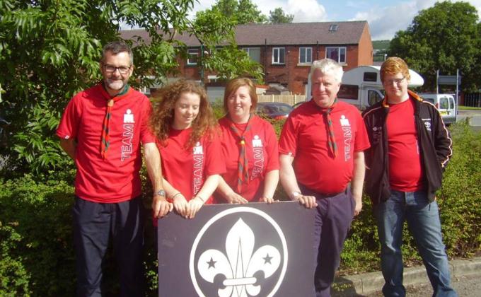 18th Bolton scouts provide Iron man race Marshals  Poppy collectors  and Christmas card  post