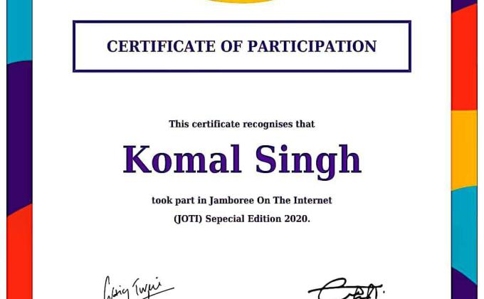SANKALP PROJECT (D) DIGITAL SCOUTING GUIDING- Challenge (1)#SPECIAL JOTI,