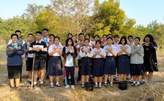 การขุดหลุมปลูกต้นไม้