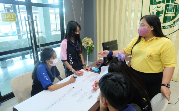 เป็นผู้ช่วยวิทยากรบรรยายค่ายนวัตกรรม