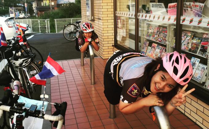 Cycling the bicycle to 23rd World Scout Jamboree from Thailand to Japan.