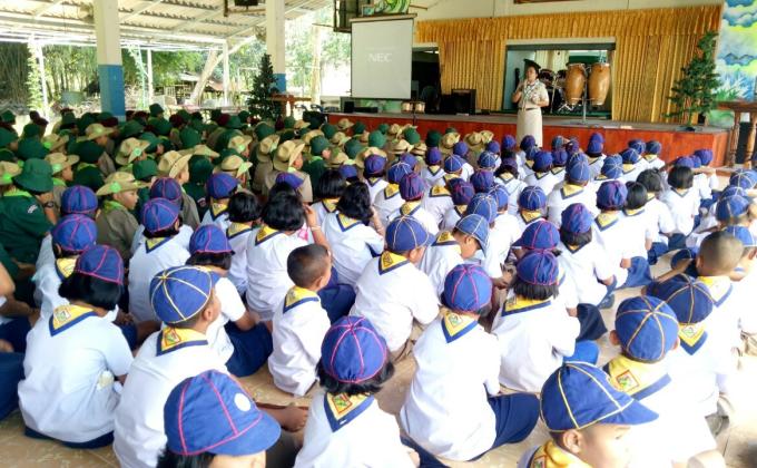 การเตรียมการฝึกอบรมโครงการลูกเสือผู้นำสันติภาพMessenger of Peace